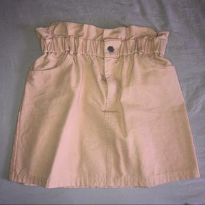 Pink Jean Skirt